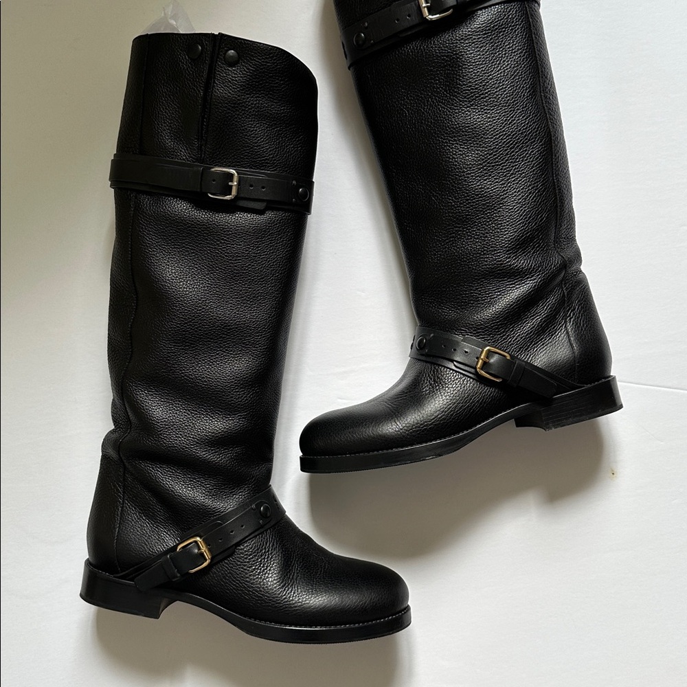 Chloe Biker Knee High Boot